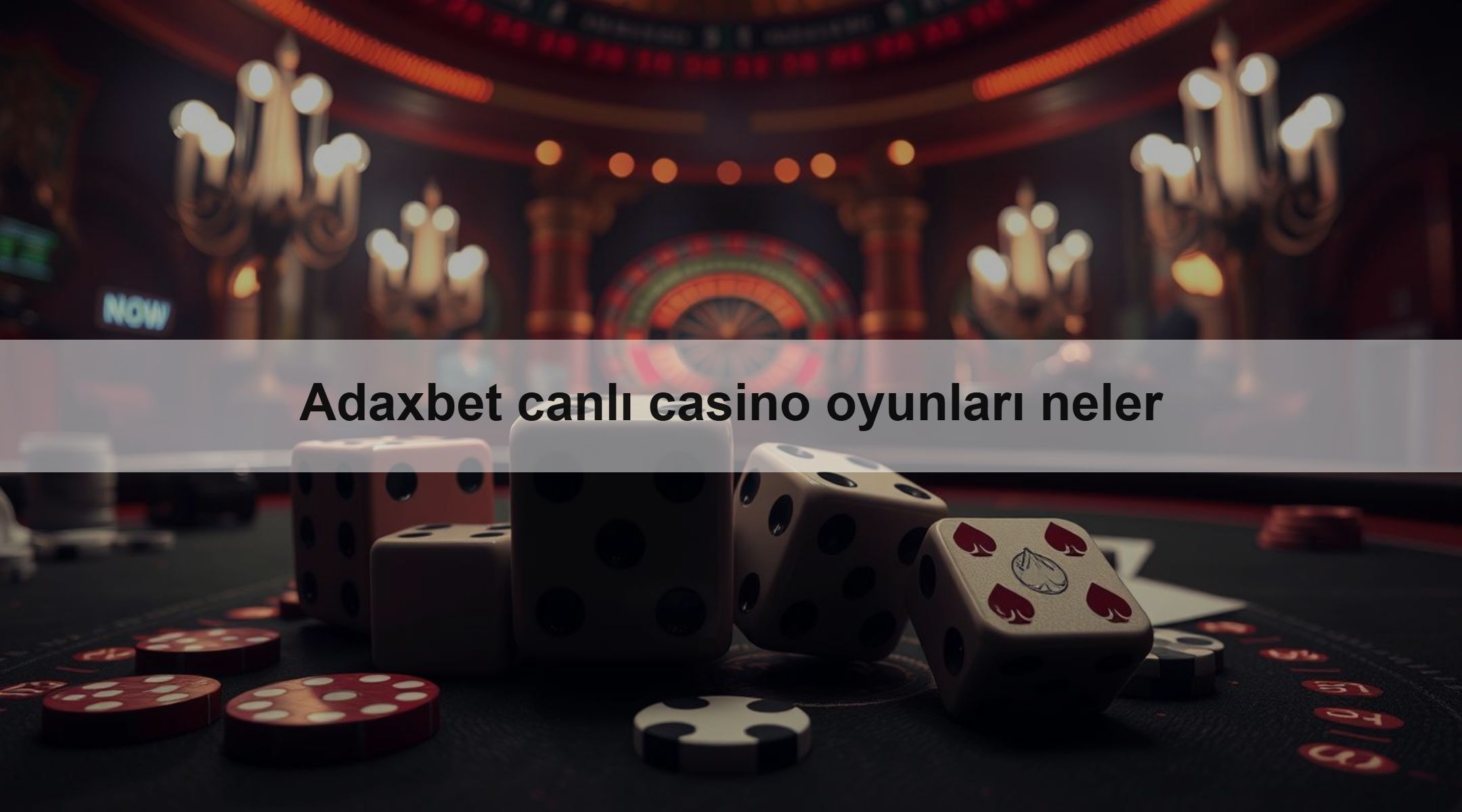 Adaxbet canlı casino oyunları neler